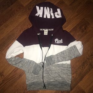 PINK full zip jacket